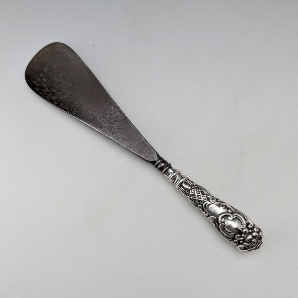 1904 年英國古董純銀手柄鞋拔,由 Joseph Gloster 製作
